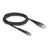 DeLOCK USB kabelis USB 2.0 2 m USB A USB C Melns 81122