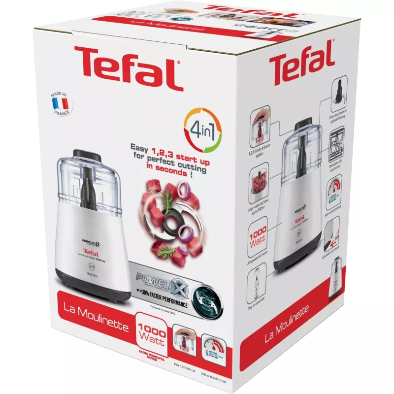Tefal DPA 130 LA MOULINETTE 1000 1000 W Caurspīdīgs, Balts