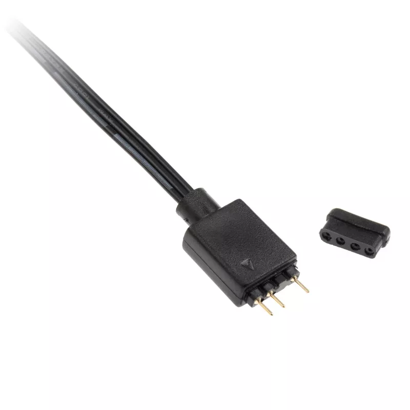 Kabeļa adapteris Kolink 4-pin vēdeklim uz 3-pin 5V ARGB, 0,4 m