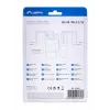 PoE testeris LANBERG NT-0402 — PoE tīkla kabeļu testeris ar RJ-45/RJ-11 atbalstu, LED indikatoriem, strāvas LED, ieslēgšanas/izslēgšanas slēdzi