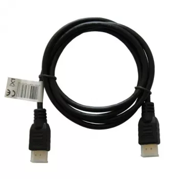 HDMI kabelis SAVIO CL-194 — 1,5 m, melns, HDMI 2.0 High Speed ar Ethernet, zeltīti savienotāji