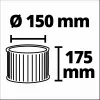 Filtrs Einhell 2351126 Balts Klase L Diametrs 15 cm Augstums 175 mm