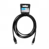 iBox IKU2D USB kabelis 3 m USB 2.0 USB A USB B Melns