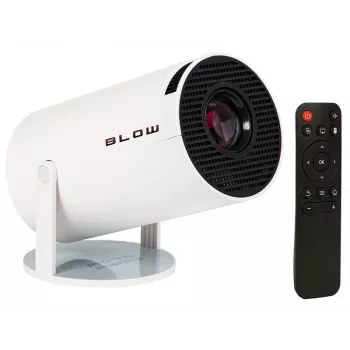 Projektors HY300 Pro LED ar WiFi, tālvadības pulti, Android TV, 130 collas, 4K Full HD