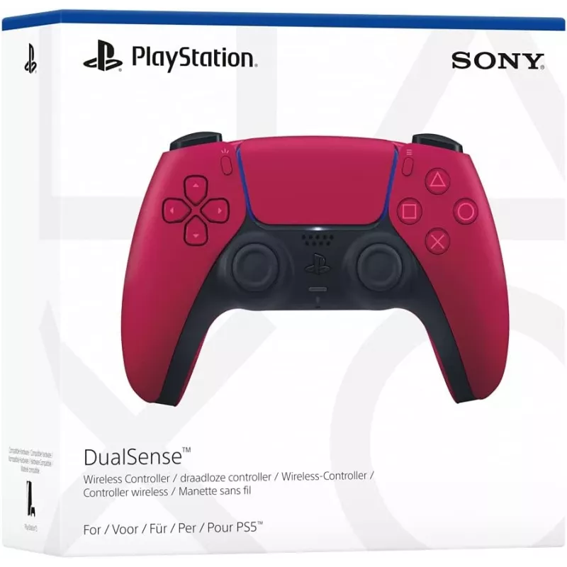 Spēļu kontrolieris Sony DualSense v3 sarkans — Bluetooth/USB, USB-C, iebūvēts akumulators, PS5, 160×106×66 mm