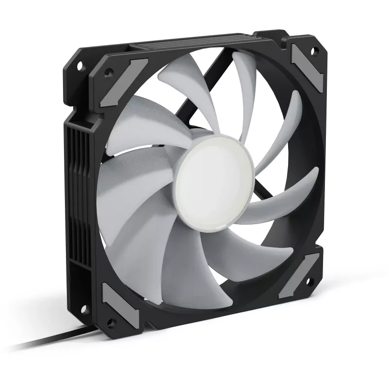 SHARKOON SHARK Mirror 120mm ARGB PWM Case Fan - Melns