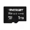 MicroSDXC atmiņas karte PATRIOT VX Series 1 TB — UHS‑I, Class 10, U3, V30, 90 MB/s lasīšana, 80 MB/s rakstīšana