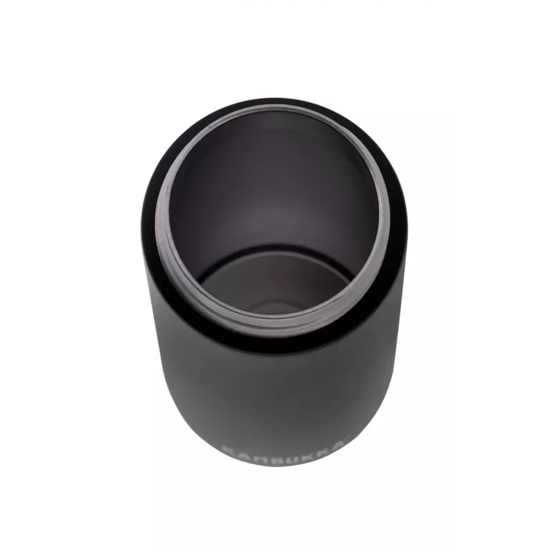 Termoss Kambukka Olympus 500 ml — 18/10 nerūsējošais tērauds, vakuumizolēts, melns, neslīdoša pamatne