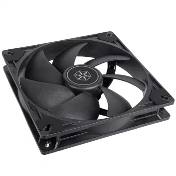 SilverStone VISTA SST-VS140B 140mm PWM korpusa ventilators - melns