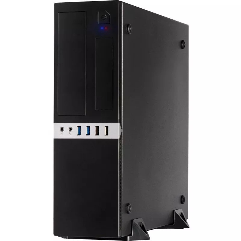 Inter-Tech IT-503 - SFF - Mini-ATX - bez barošanas bloka (TFX12V) - matēti melns - USB/Audio (88881270)