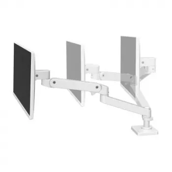 Ergotron LX Pro - Montāžas komplekts (monitora roka) - LCD displejam - alumīnijs - balts - ekrāna izmērs: līdz 86,4 cm (līdz 34 collām) (45-682-290)
