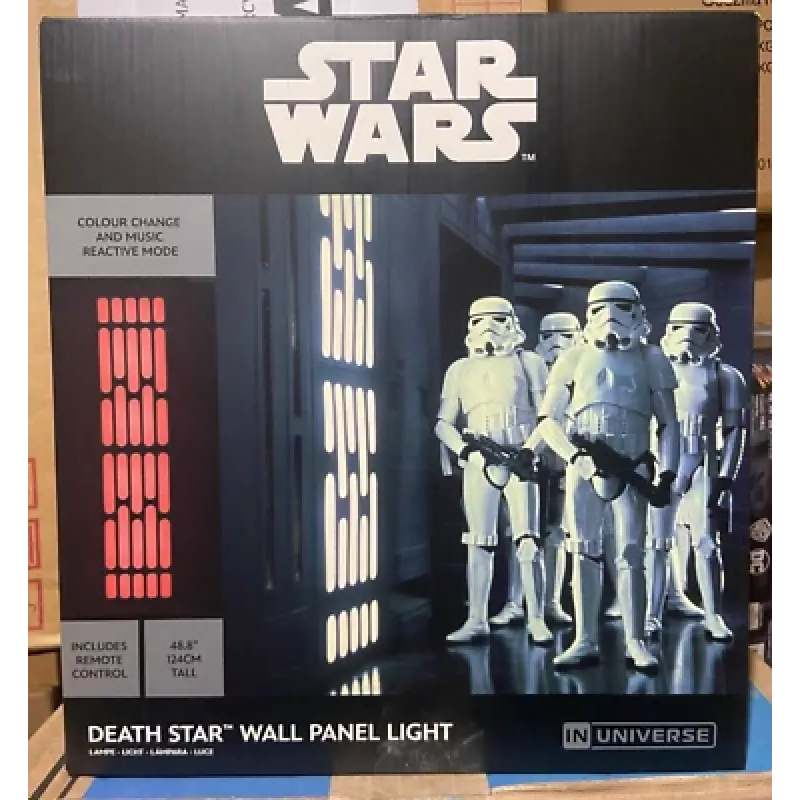 Sienas paneļa gaismeklis Paladone PP13141SW LED Star Wars dizains, LED sienas gaismeklis