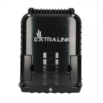 Extralink optiskās šķiedras termināla kaste Jennifer 16 dzīslu melna ar savienotāju