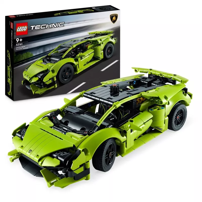 LEGO Technic konstrukciju modeļa komplekts Lamborghini Huracán Tecnica mērogā 1:10, 806 detaļas, vecumam 9+