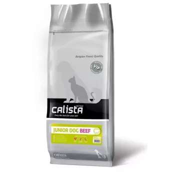 Sausā suņu barība CALISTA - Liellopu gaļa kucēniem, kucēnu formula, 12 kg
