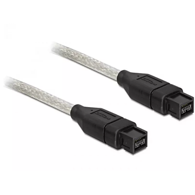 FireWire kabelis DeLOCK FireWire B/B 1,0 m pelēks