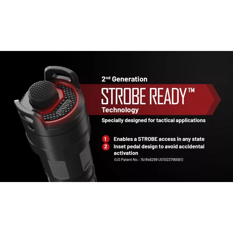 Taktiskā lukturītis Nitecore P23i 3000 lm Melns Alumīnijs IP68