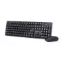 Tastatūras un peles komplekts melns/bezvadu