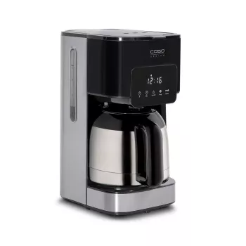 Caso | Kafijas automāts ar diviem izolētiem krūzēm | Taste & Style Duo Thermo | Pilienu | 800 W | Melns/Nerūsējošais tērauds