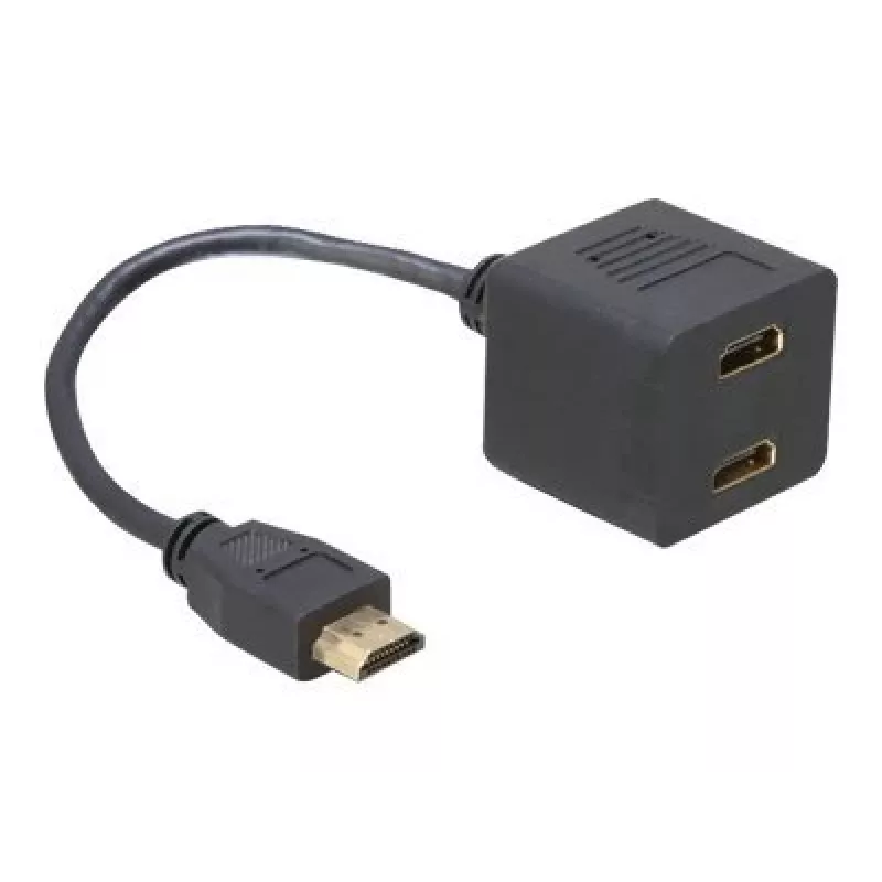 HDMI Adapteris DeLOCK 65056 0,2 m vīrišķais uz 2x sievišķo