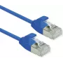 ROLINE DataCenter - komutācijas kabelis - RJ-45 (M) uz RJ-45 (M) - 30 cm - U/FTP - CAT 6a - bez halogēna, formēts, bez aizķeršanās, vīts, 10 Gigabit Ethernet - zils, Pantone 647C (21.15.3341)