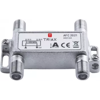 Triax AFC 2021 - RF-Splitter - F-Plug (W) to F-Plug (W) - 110 dB (343134)