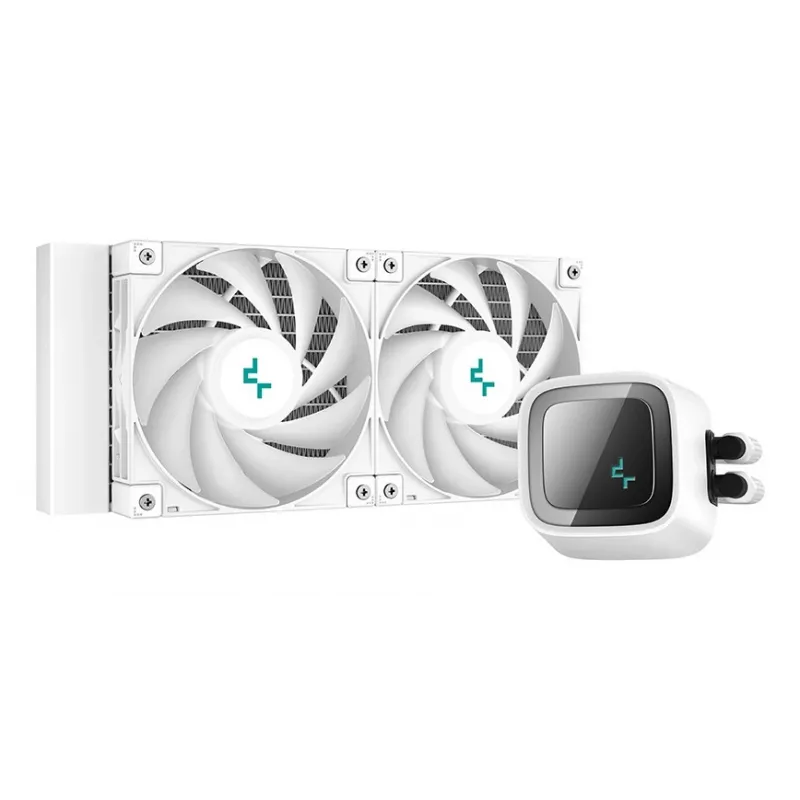 Viss vienā šķidruma dzesētājs DeepCool LS520 WH