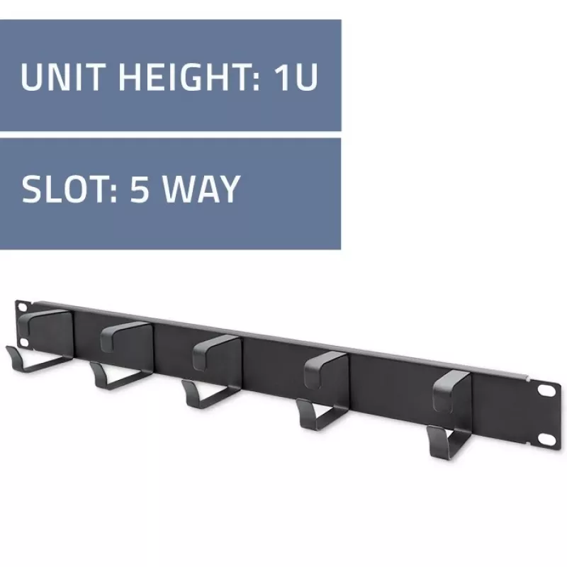 Kabeļu organizators QOLTEC 54515 1U 19 collu statņiem