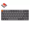 Keychron K3 Max tastatūra Universāla USB RF bezvadu Bluetooth pelēka 75%