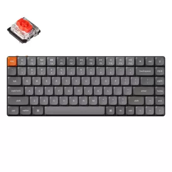 Keychron K3 Max tastatūra Universāla USB RF bezvadu Bluetooth pelēka 75%