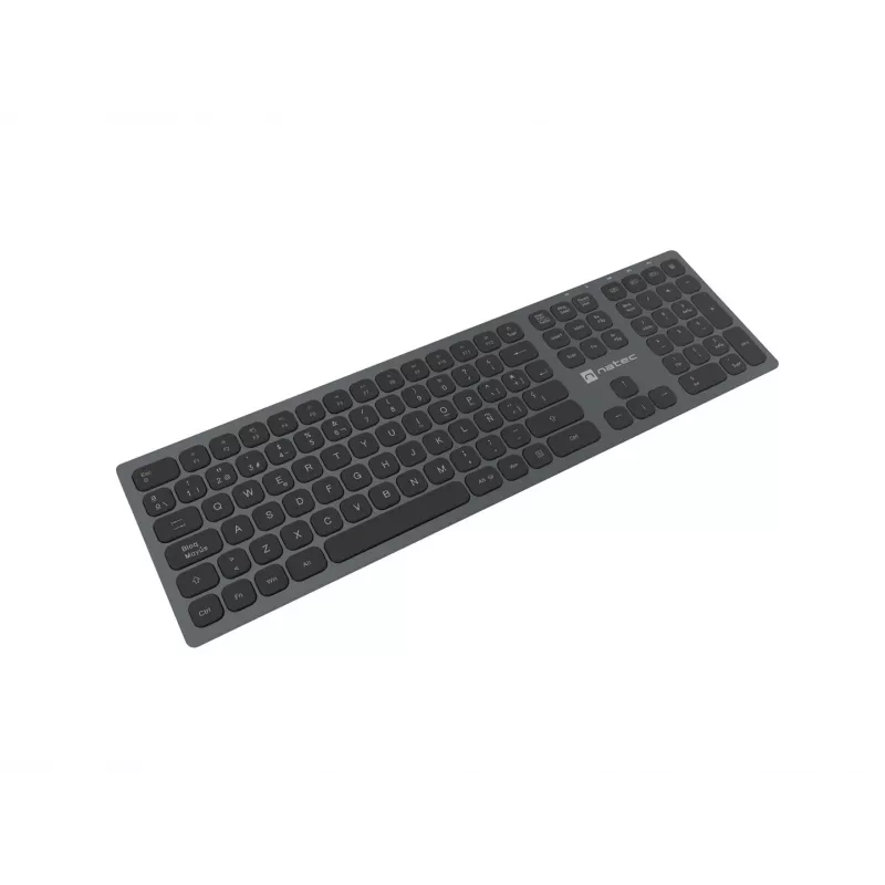 NATEC NKL-1830 klaviatūra universāla RF bezvadu Bluetooth QWERTY spāņu melna pelēka