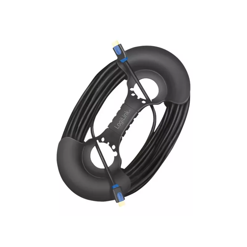 Kabeļu organizētājs LogiLink KAB0068 Universal Melns Polypropylene 1 gab.