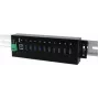Exsys EX-1110HMVS - centrmezgls - 10 x USB 3.1 Gen 1 - DIN sliedes stiprinājums - līdzstrāva (EX-1110HMVS)
