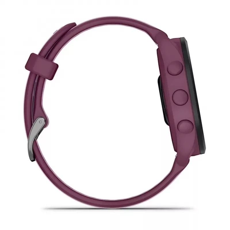 Viedpulkstenis GARMIN Forerunner 165 Music, 43 mm polimēra korpuss, 1,2 collu AMOLED 390x390, GPS/GLONASS/Galileo, 5 ATM, 11 dienu akumulators