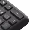 Galda pamata kalkulators CASIO MS-8F – 8 ciparu, baterija/saules, 26 taustiņi, valūtas un nodokļu funkcijas, peļņas aprēķins, melns