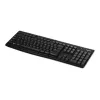 Logitech K270 bezvadu tastatūra ar Unifying uztvērēju, melna