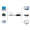 Gembird A-MDPM-HDMIF-02 video kabeļa adapteris Mini DisplayPort HDMI Type A (standarta) melns