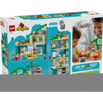 LEGO DUPLO 10470 3-in-1 Modernā ģimenes māja ar figūrām