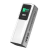 Portatīvais akumulators Green Cell PBGC25UD, 25200 mAh, Li‑Ion, 140 W kopējā jauda, 2× USB‑C + 1× USB‑A, OLED displejs, alumīnija korpuss