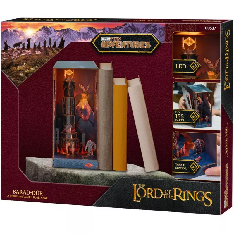Plastmasas modeļa komplekts REVELL Tiny Adventures Gredzenu pavēlnieks “Barad-Dûr” (roku darbs) 00537