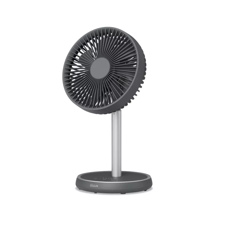Duux Rize Flex stāvventilators pelēks diametrs 21 cm