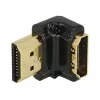HDMI savienotājs DeLOCK 65662 90° Melns