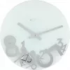 NeXtime klok 8115 Dropped, Ø43 cm, sienas, sudraba