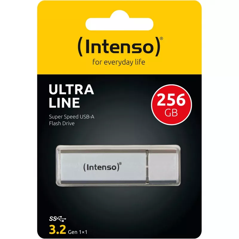 USB zibatmiņa Intenso 256 GB USB Type-A 3.2 Gen 1 Sudraba