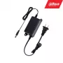 Barošanas adapteris DAHUA PFM320 drošības kamerām, ieeja 100–240V, 0,5 m kabelis, melns, 45×104 mm