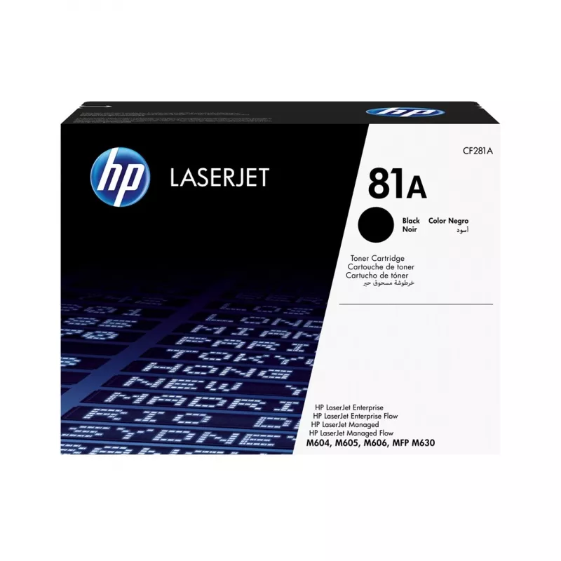 HP 81A Black Original LaserJet Tonera kasetne, 10500 lapas, melna, 1 gab.