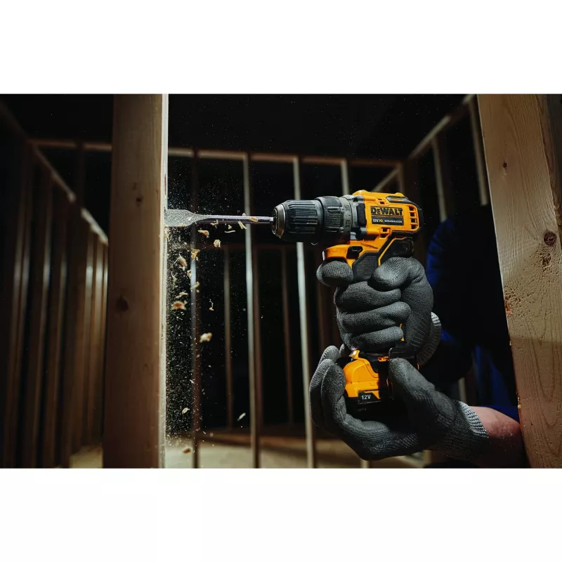 Bezvada skrūvgriezis DeWALT DCD701D2-QW, 12 V, 1500 apgr./min, 57,5 N·m, 2 x 2 Ah baterijas