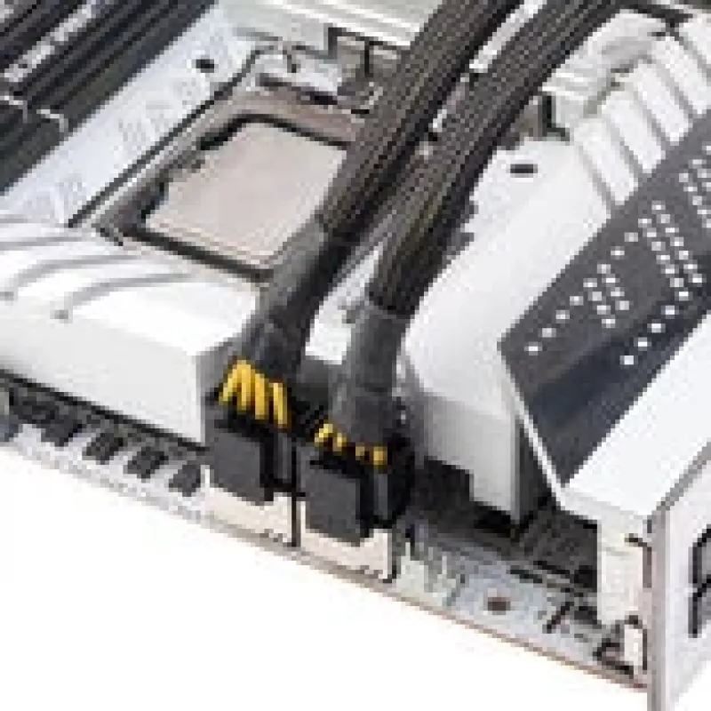 CPU strāvas adaptera kabelis Akasa 8 kontaktu uz diviem 4+4 kontaktu (AK-CBPW35-20)