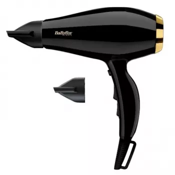 BaByliss Super Pro 2300 matu fēns, 2300 W, melns/zelta