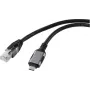 Renkforce USB, tīkla adaptera kabelis [1x USB-C® spraudnis - 1x RJ45 spraudnis] 1,80 m, alumīnija spraudnis (RF-6055778)